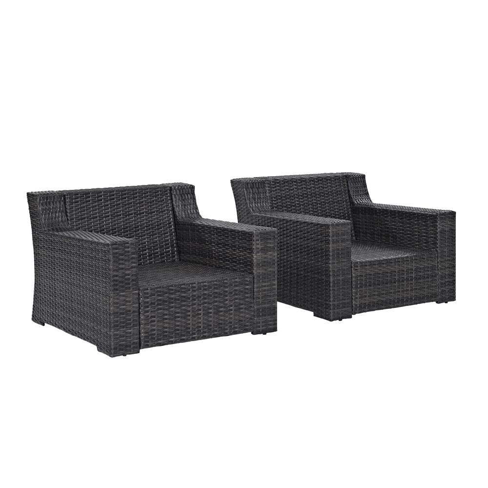 Beaufort 2Pc Wicker Outdoor Chair Set - 2 Chairs