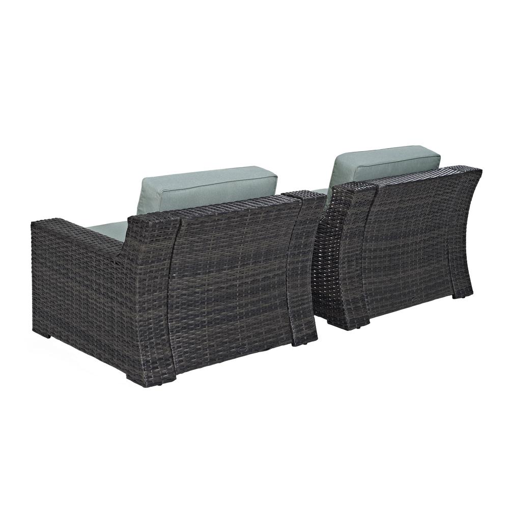 Beaufort 2Pc Wicker Outdoor Chair Set - 2 Chairs