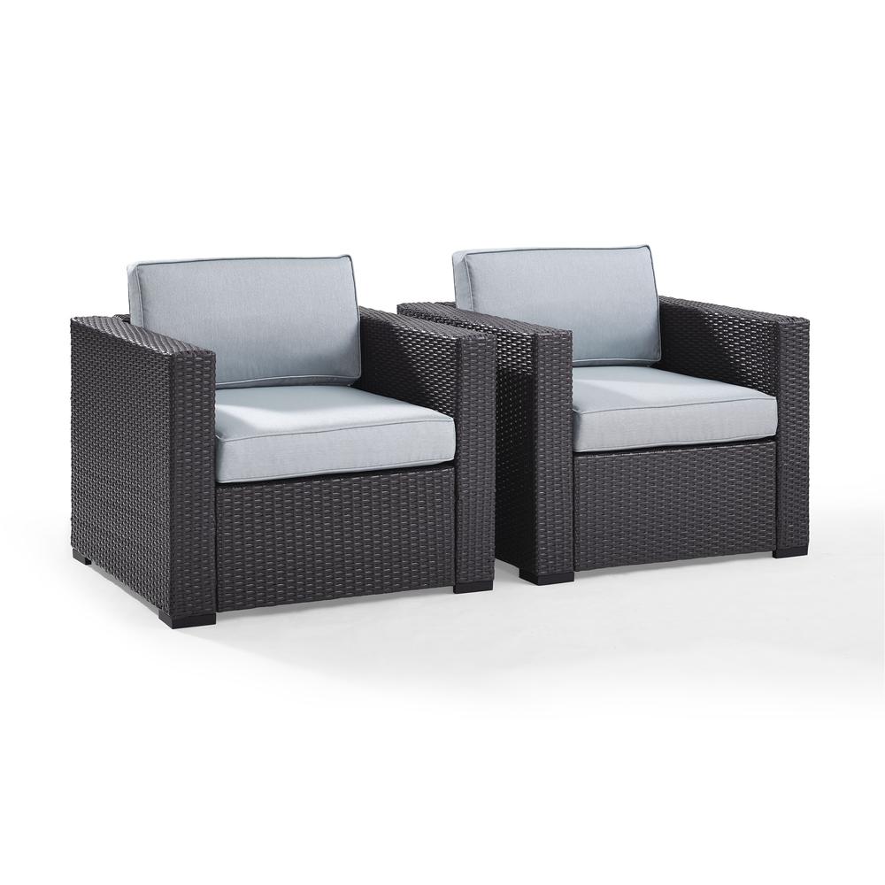 Biscayne 2Pc Wicker Outdoor Chair Set - 2 Chairs
