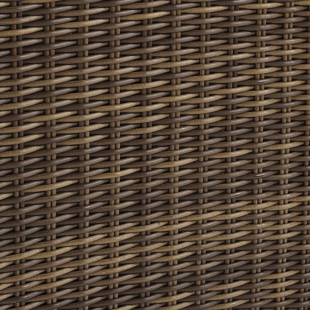 Bradenton 2Pc Armless Wicker Outdoor Chair Set - 2 Armless Chairs