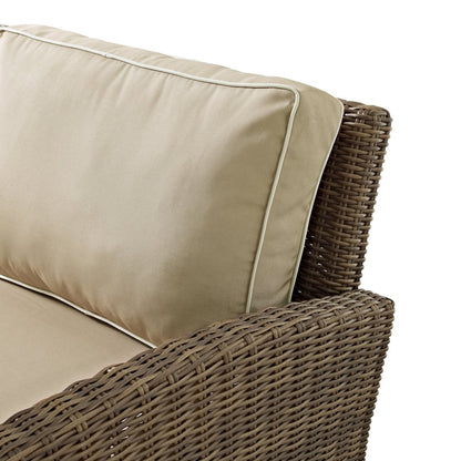 7Pc Outdoor Sofa Furniture Set, Sofa, Coffee&Side Table, 2 Chairs, 2 Ottomans