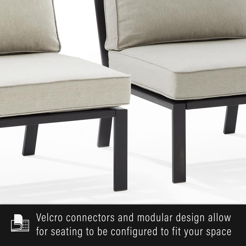 Clark Outdoor Sectional Left Side Loveseat