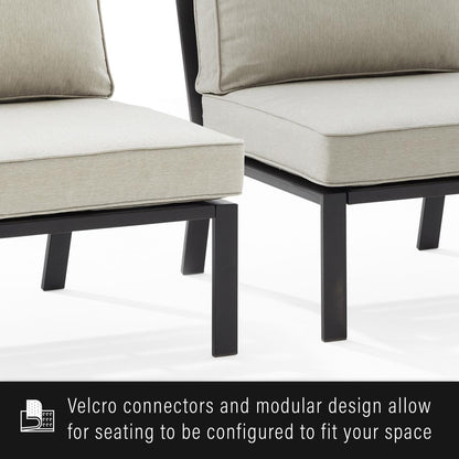 Clark Outdoor Sectional Left Side Loveseat