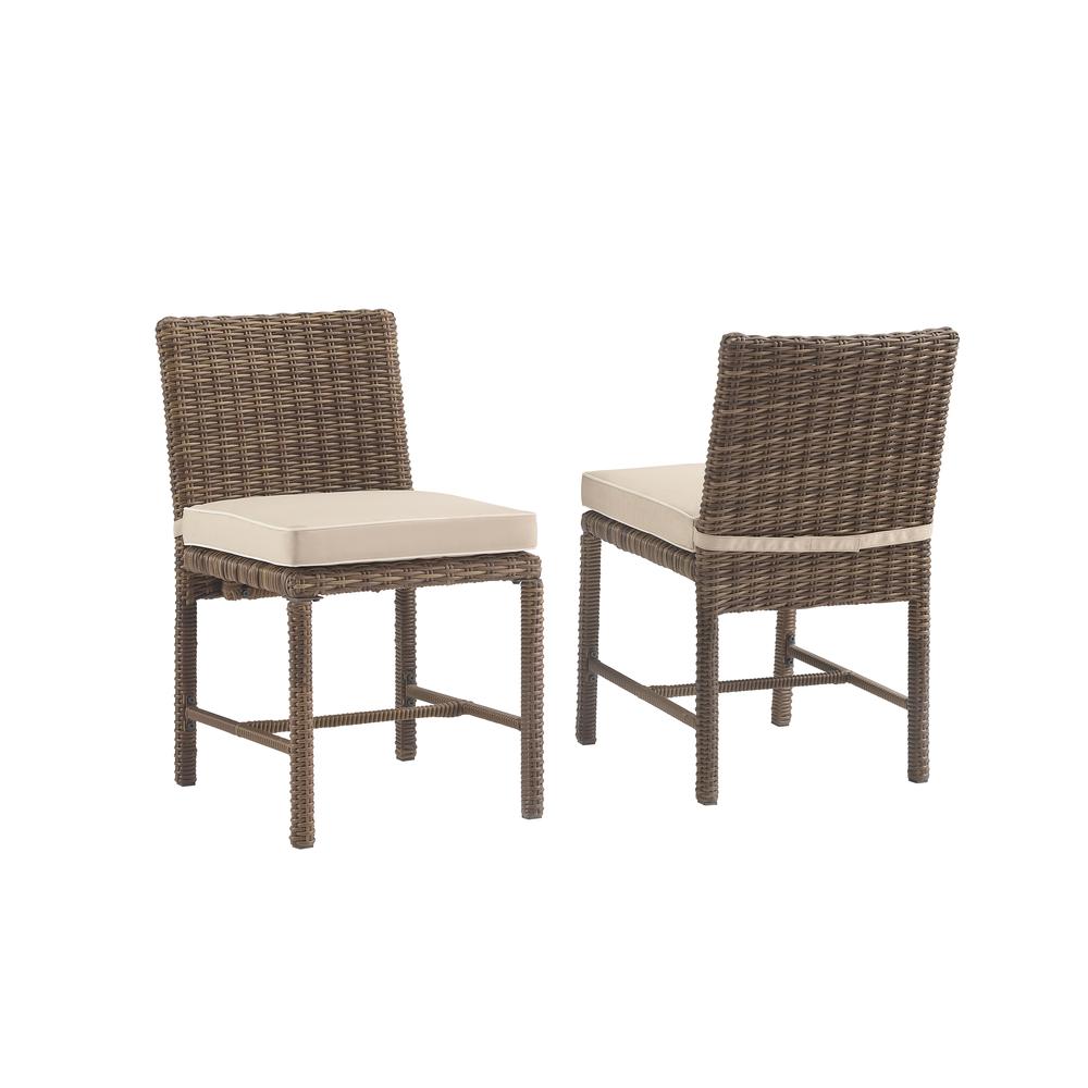 Bradenton 2Pc Wicker Outdoor Dining Chair Set - 2 Dining Chairs