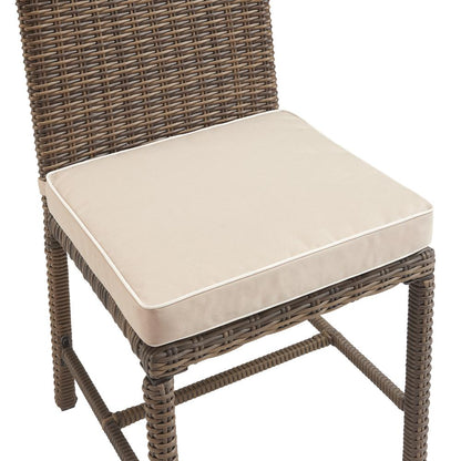 Bradenton 2Pc Wicker Outdoor Dining Chair Set - 2 Dining Chairs
