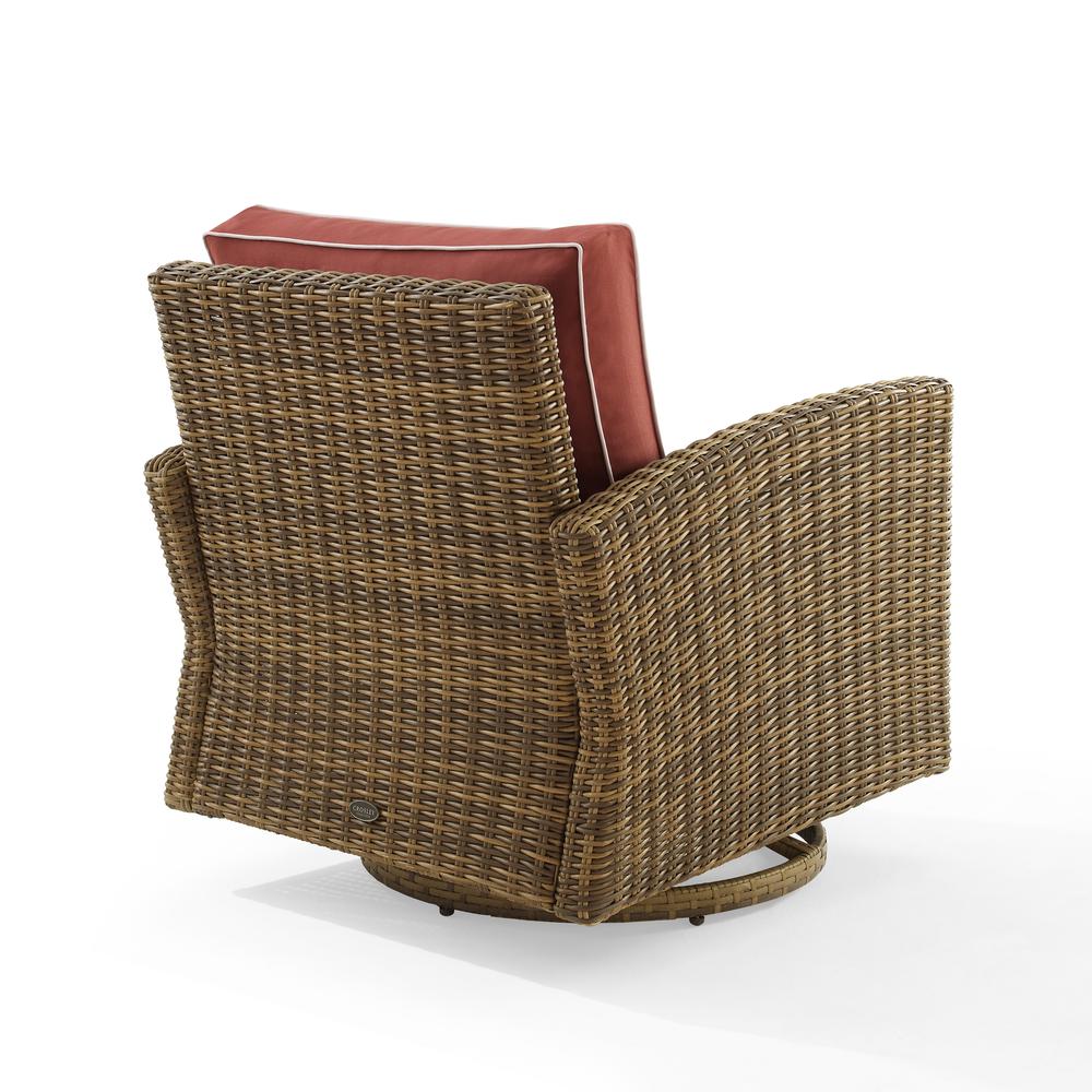 Bradenton Wicker Swivel Rocker Outdoor Chair