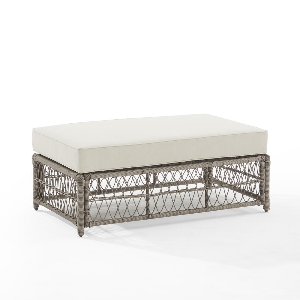 Thatcher Wicker Outdoor Coffee Table Ottoman