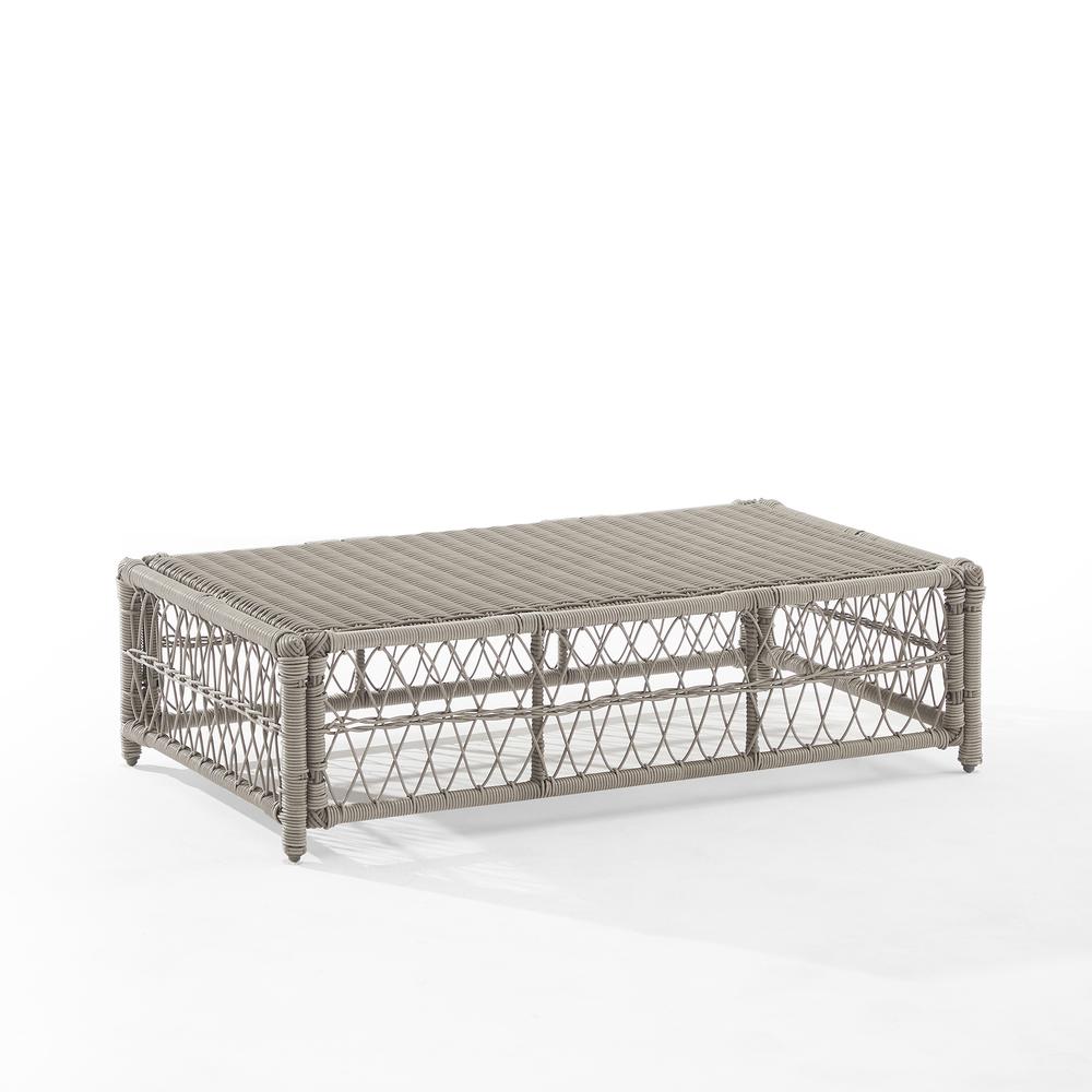 Thatcher Wicker Outdoor Coffee Table Ottoman