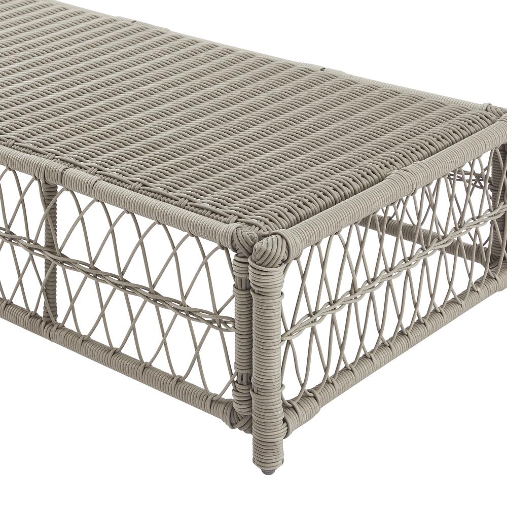 Thatcher Wicker Outdoor Coffee Table Ottoman