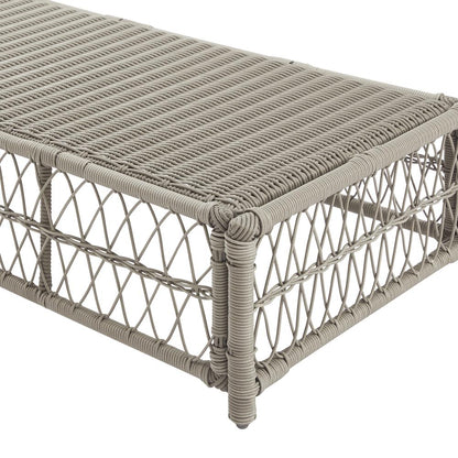Thatcher Wicker Outdoor Coffee Table Ottoman