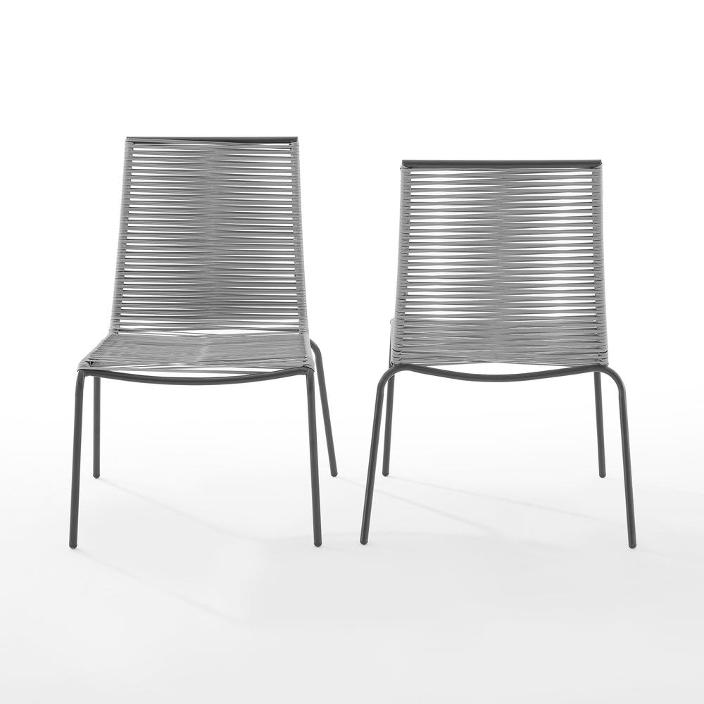 Fenton 2Pc Stackable Wicker Outdoor Chair Set - 2 Chairs