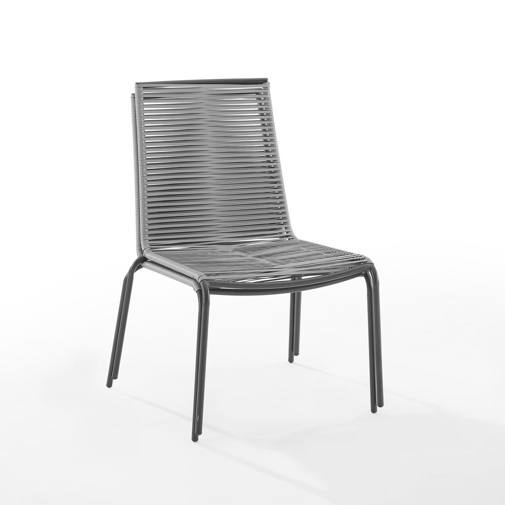 Fenton 2Pc Stackable Wicker Outdoor Chair Set - 2 Chairs
