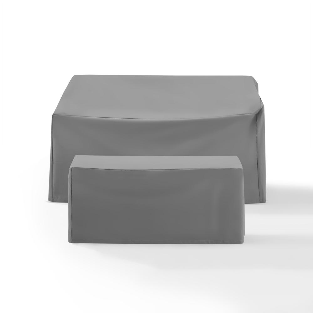 2Pc Outdoor Furniture Cover Set - Loveseat & Coffee Table