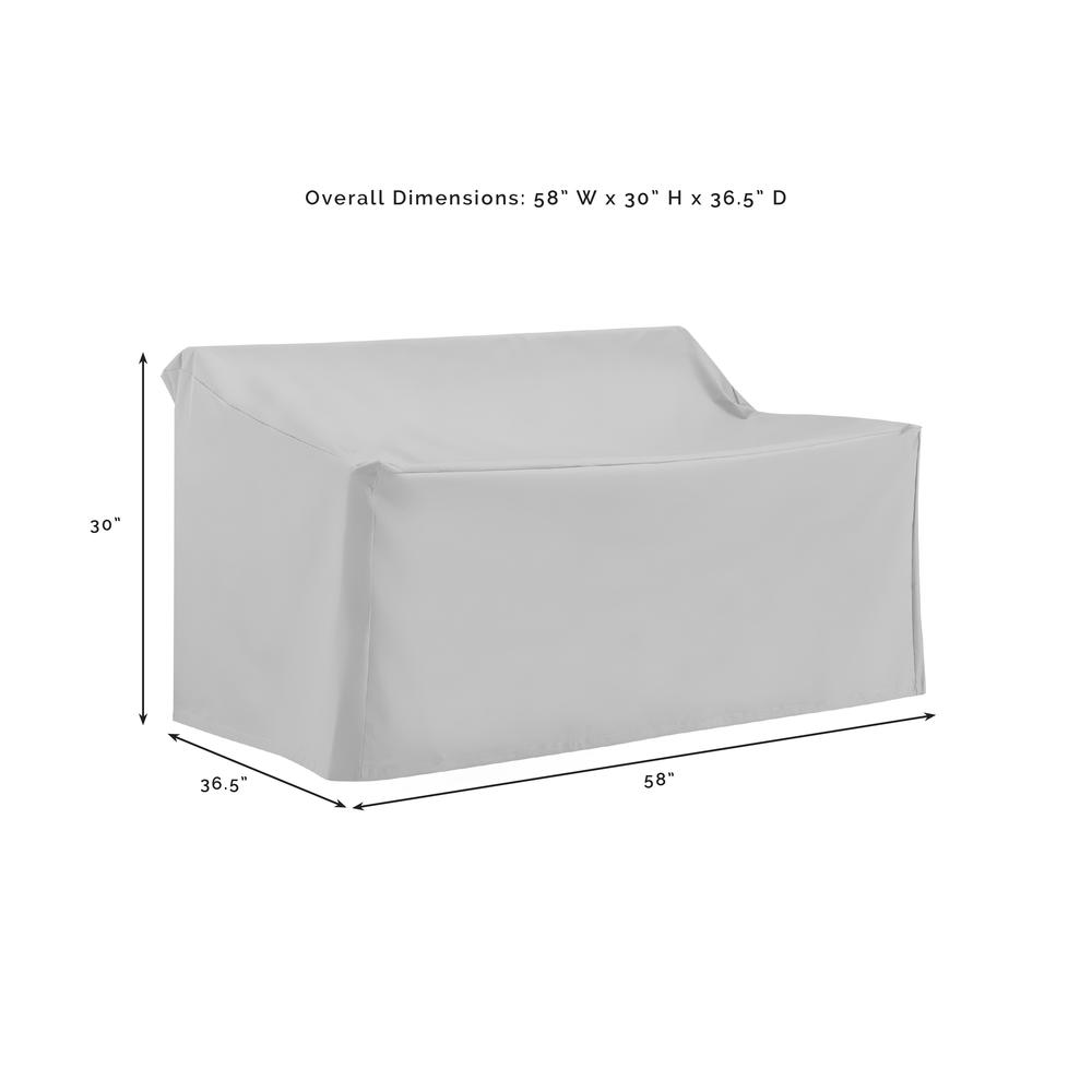 2Pc Outdoor Furniture Cover Set - Loveseat & Round Table