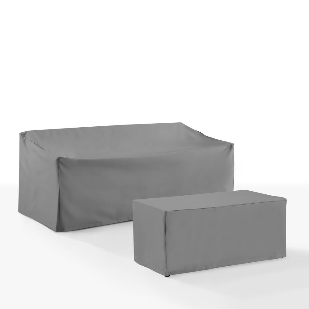 2Pc Outdoor Furniture Cover Set - Sofa & Coffee Table