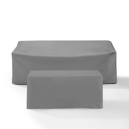 2Pc Outdoor Furniture Cover Set - Sofa & Coffee Table