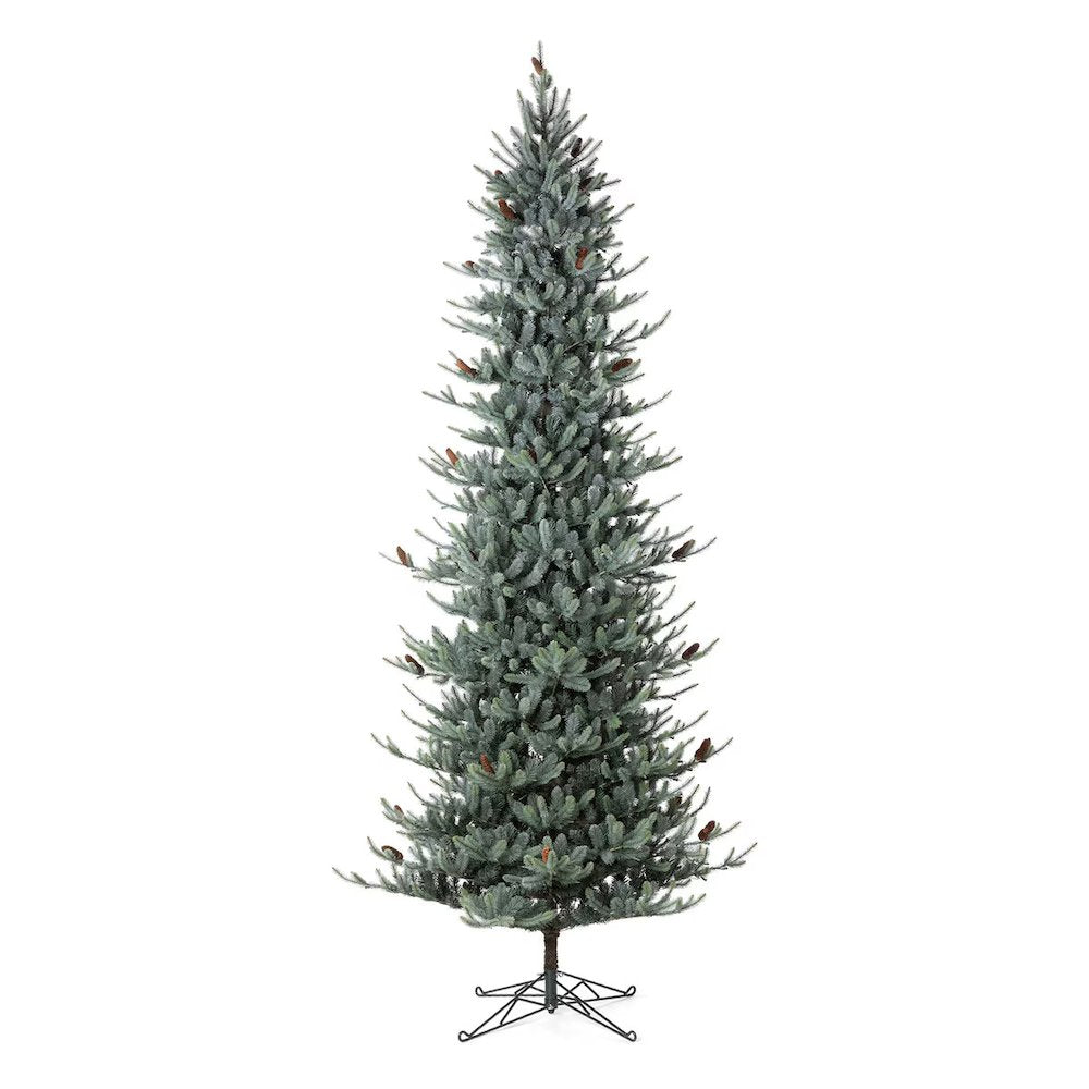 Blue Spruce Slim Christmas Tree, 12'