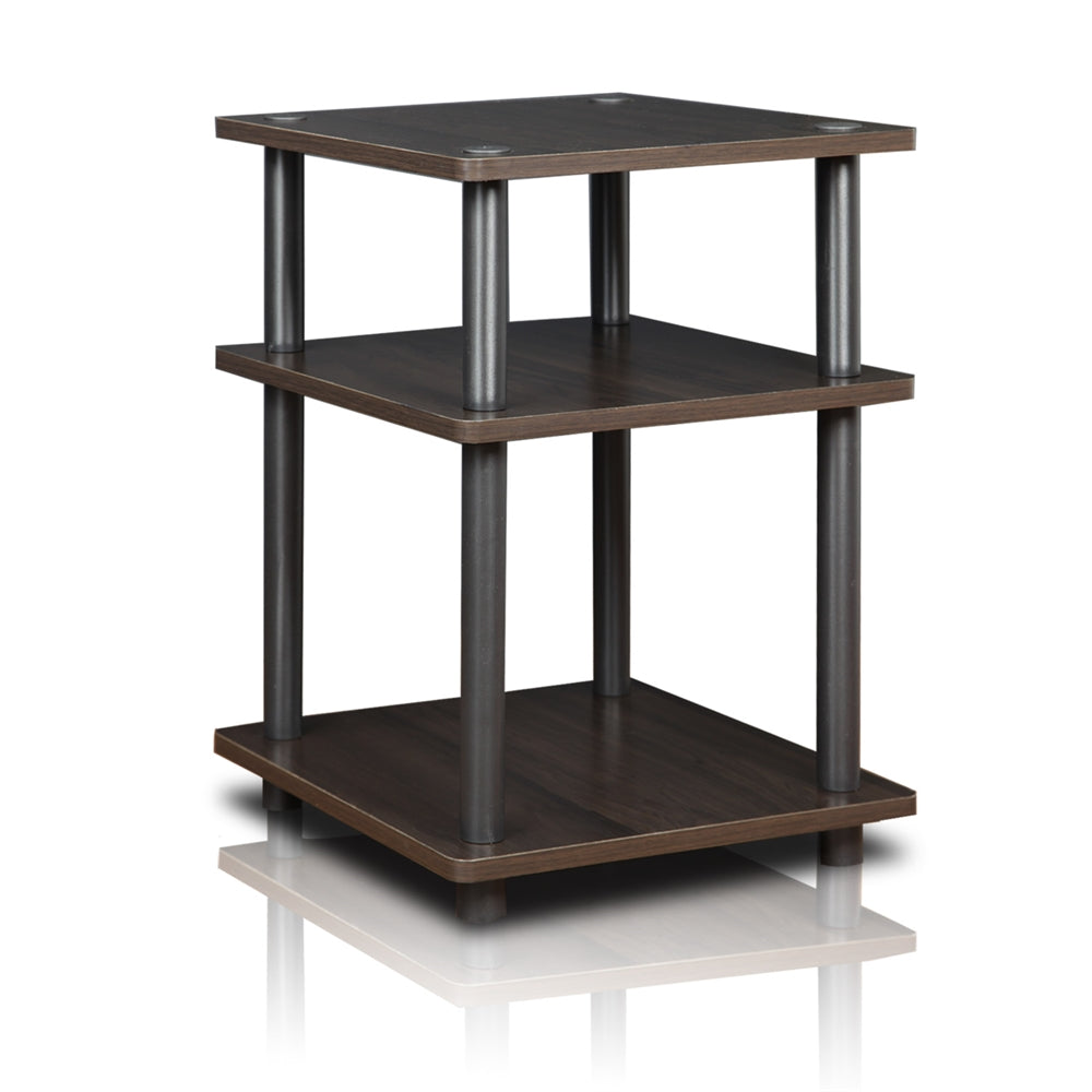 Turn-N-Tube Easy Assembly Multipurpose Shelf, Espresso