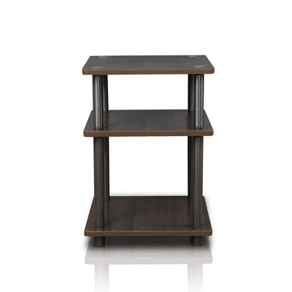 Turn-N-Tube Easy Assembly Multipurpose Shelf, Espresso