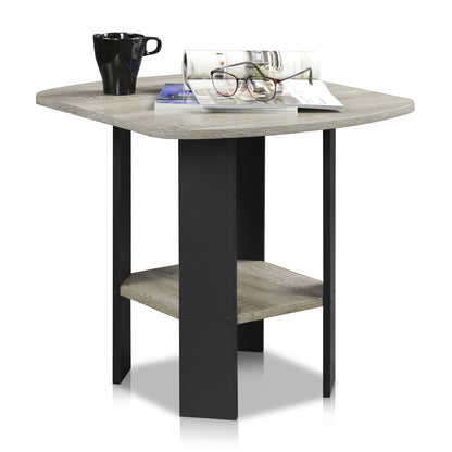 Simple Design End Table, Set of Two