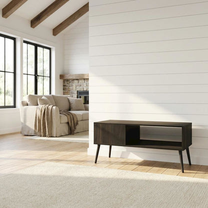 Mid Century TV Stand for TVs up to 40 inches with Engineered Wood Legs