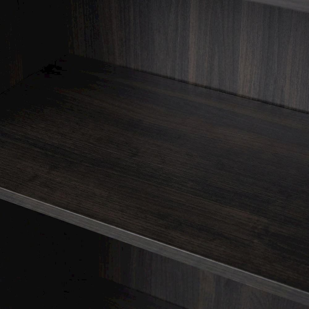 3-Shelf Bookcase with Sturdy Engineered Wood Frame for Living Room Storage