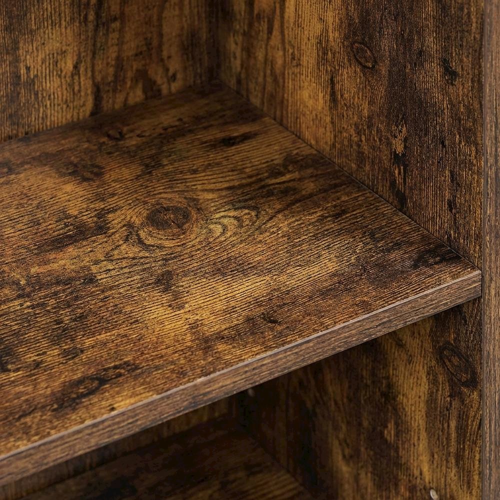 Engineered Wood Bookcase in Classic Finish for Home & Office Storage