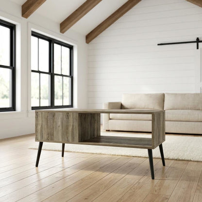 Engineered Wood Mid Century TV Stand for TVs Up to 40 with Engineered Wood Legs