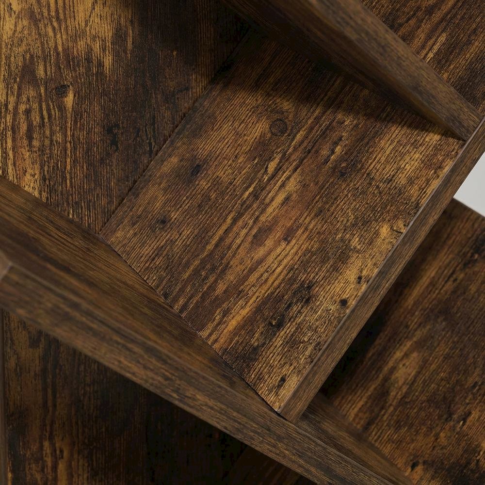 Engineered Wood bookcase with spacious shelves and sturdy construction
