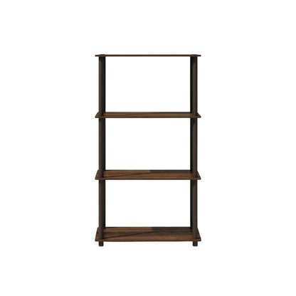 Engineered Wood bookcase with versatile storage for home or office use