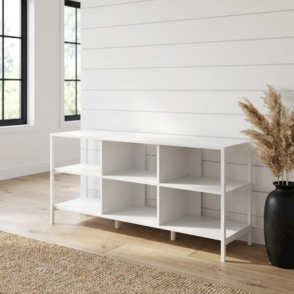 Modern TV stand, up to 60-inch TVs, metal, Engineered Wood construction