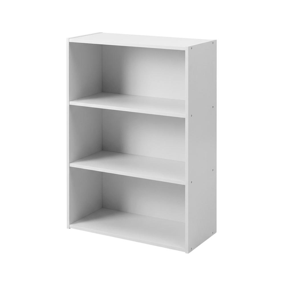 Engineered Wood bookcase with open shelving for versatile storage and display