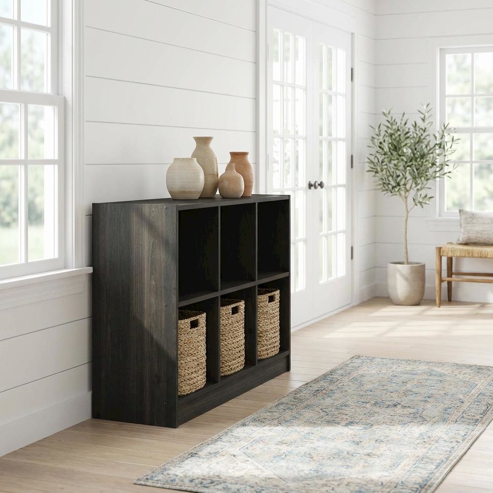 Engineered Wood Bookcase with Open Shelf Design for Home Office and Living Room