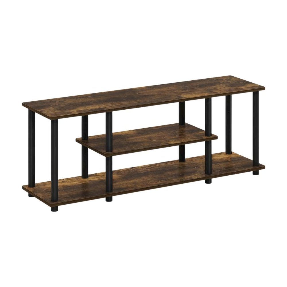 TV Stand with 3-Tier Storage and Engineered Wood Construction