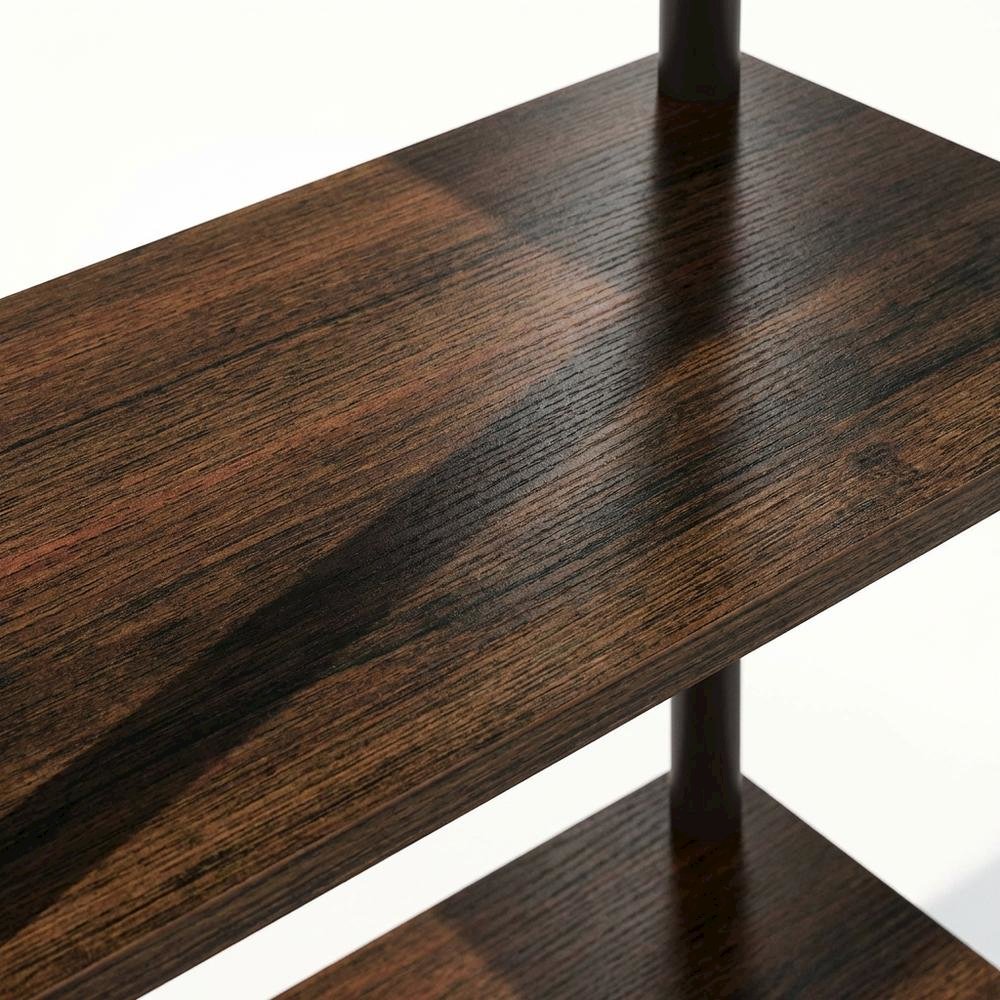 Engineered Wood bookcase with simple design and sturdy build