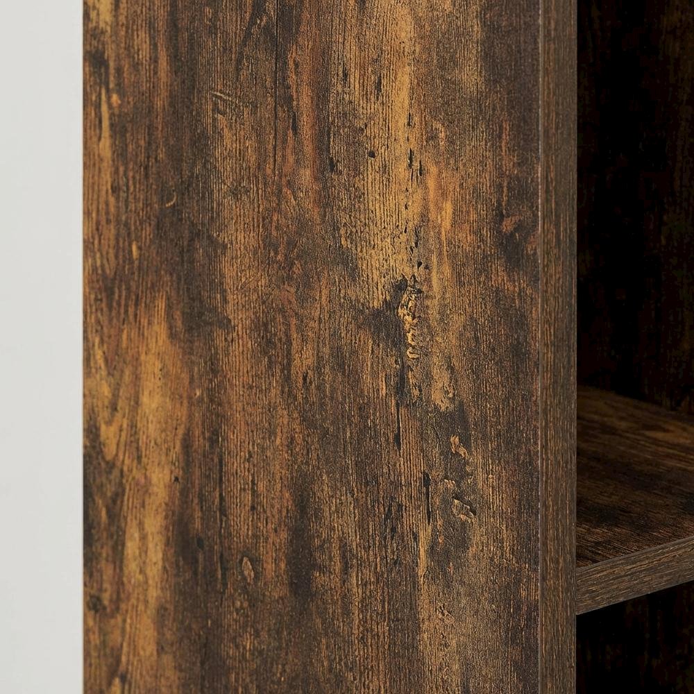 Engineered Wood bookcase in finish with adjustable shelves for versatile storage