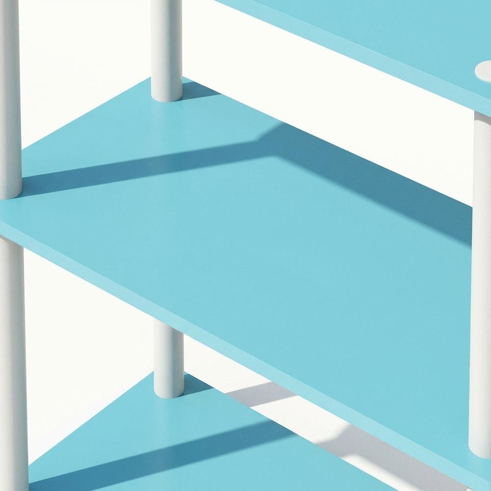 Engineered Wood Bookcase with Adjustable Shelves for Durable Storage