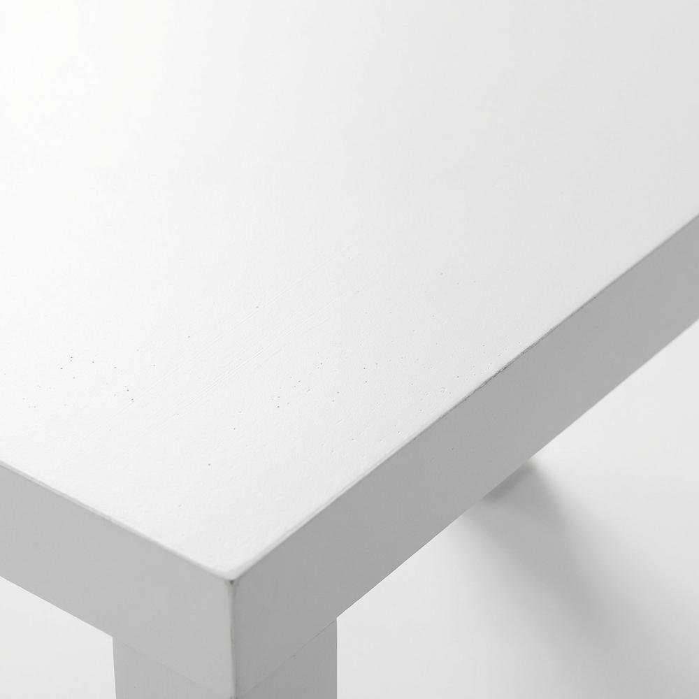 White modern TV stand with sleek design and ample storage space