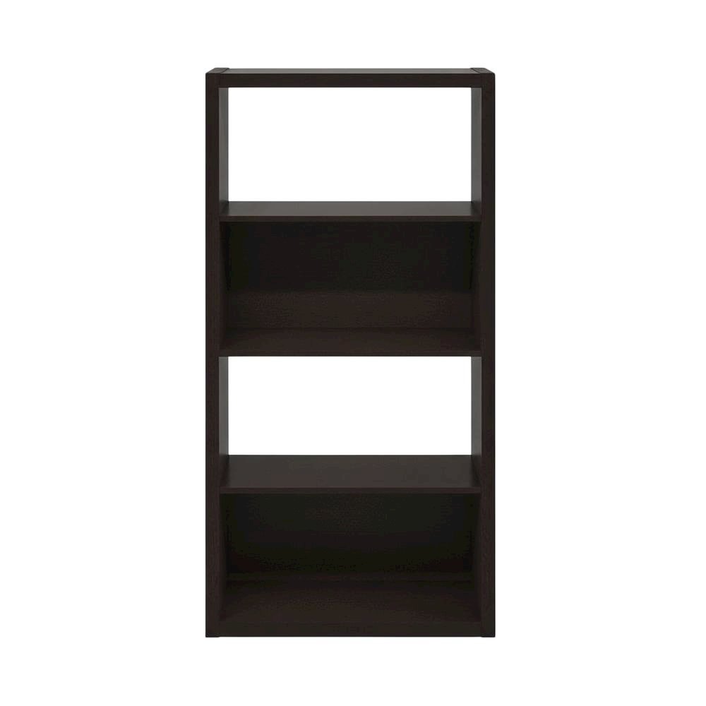 Engineered Wood bookcase with sturdy construction and classic design