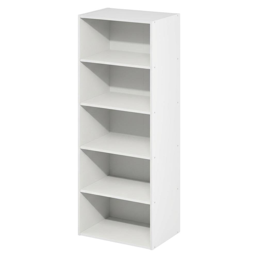 Engineered Wood bookcase with open shelving for home storage