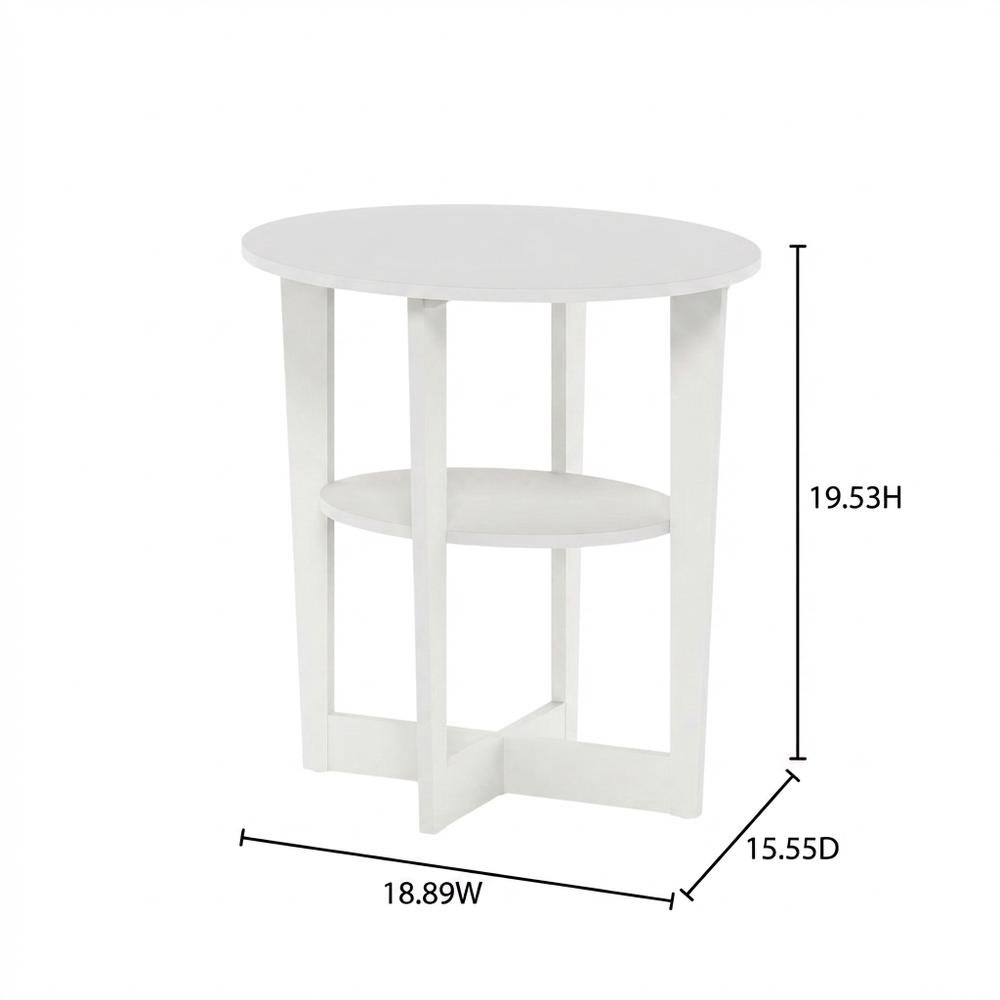 Side Table, Quality Build, Durable Engineered Wood Frame