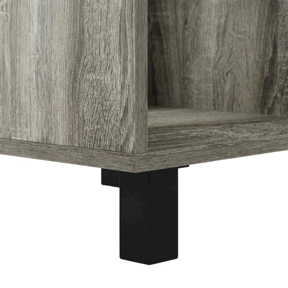 Engineered Wood TV stand with metal legs