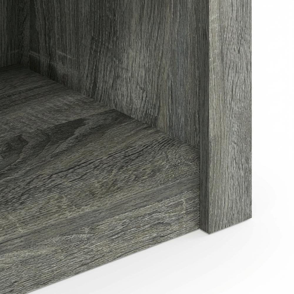 Engineered Wood TV stand, open shelves, storage compartments