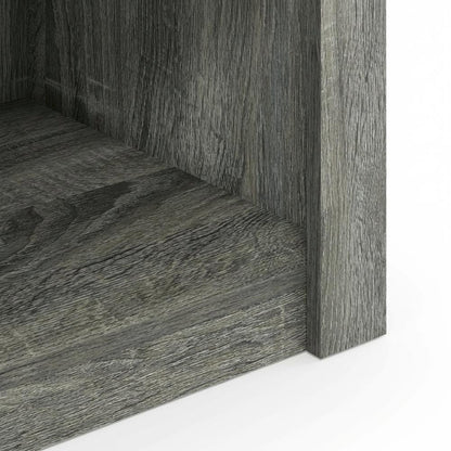 Engineered Wood TV stand, open shelves, storage compartments