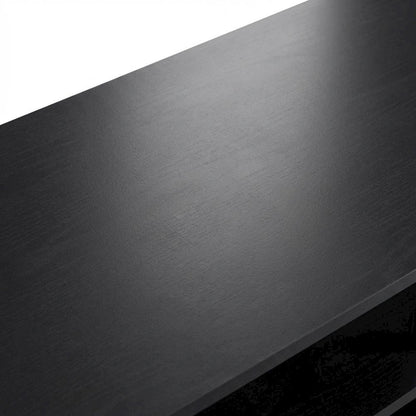 Dark Americano TV Stand for TVs up to 50 Inches with Open Shelves, Storage