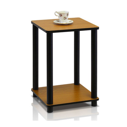 Turn-N-Tube End Table, Light Cherry/Black