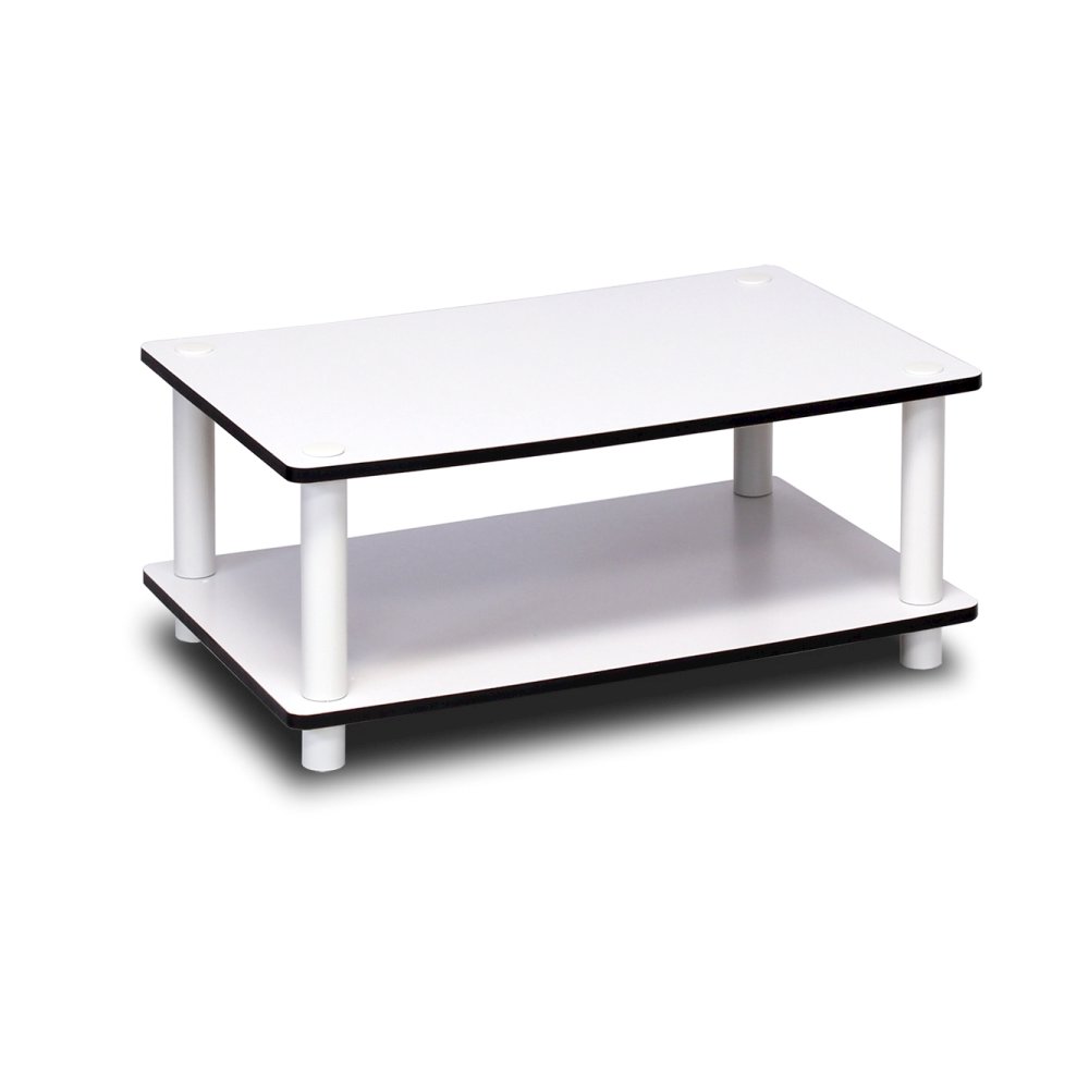 Just 2-Tier No Tools Coffee Table, White
