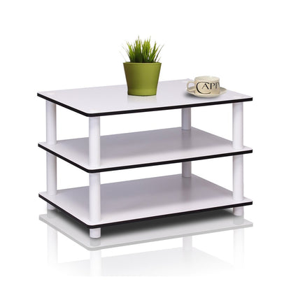 Just 3-Tier No Tools Coffee Table, White