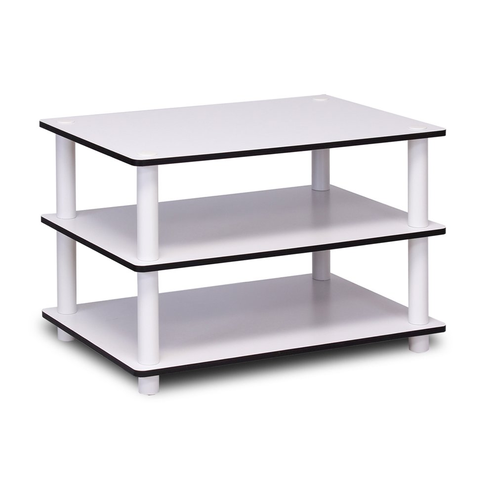 Just 3-Tier No Tools Coffee Table, White