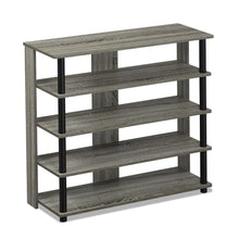 Engineered Wood 5-Tier Shoe Rack Organizer for Entryway and Home Storage